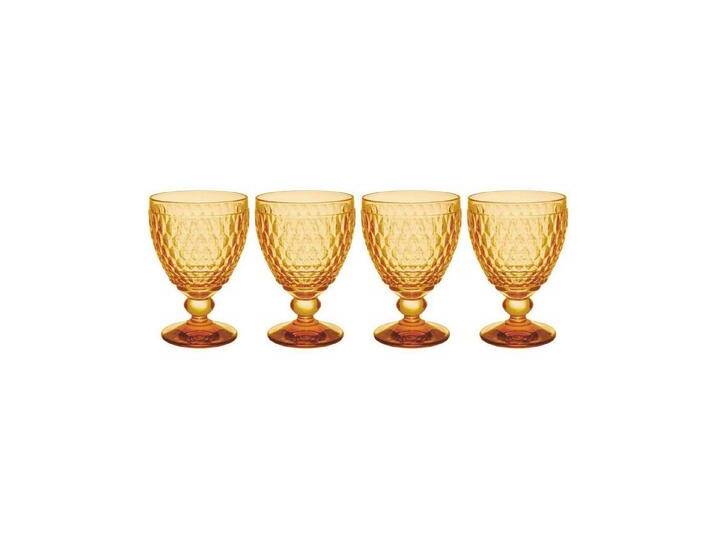 Villeroy & Boch Rotweinglas Boston Coloured Rotweingläser 310 ml 4er Set, Glas, Boston Saffron, Saffron von Villeroy-&-Boch