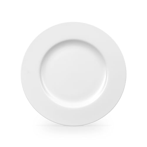 Villeroy & Boch Royal Speiseteller 27 cm weiß - hochwertiges Premium Bone Porzellan, mikrowellen- und spülmaschinenfest, elegantes und robustes Design von Villeroy & Boch