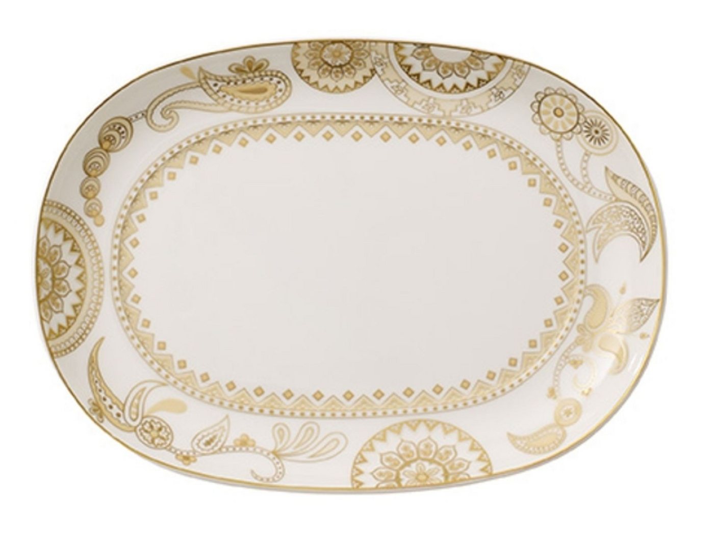 Villeroy & Boch Schale Anmut Samarah Beilagenschale/Sauciere-Untere 20 cm, Premium Bone China, (Beilagenschale) von Villeroy & Boch