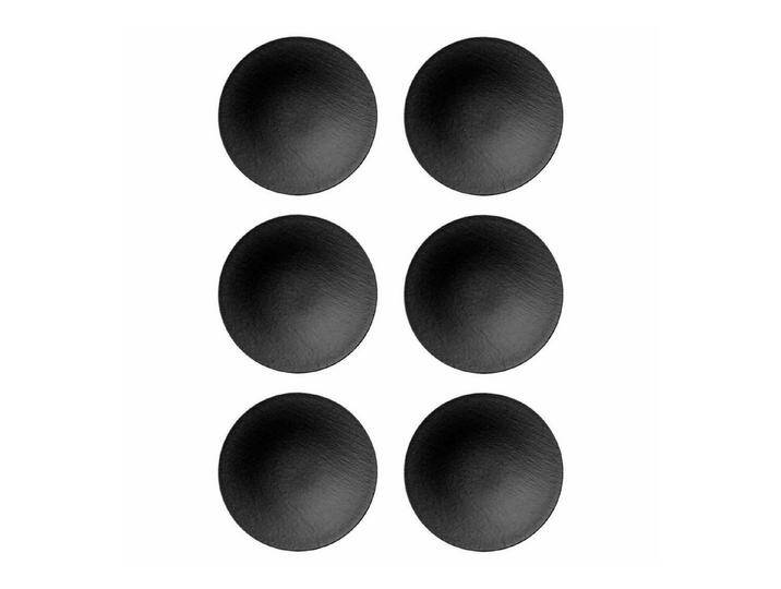 Villeroy & Boch Schale Manufacture Rock Schale Ø 29 cm 6er Set, Porzellan, (6 Schalen, 6-tlg), schwarz von Villeroy-&-Boch