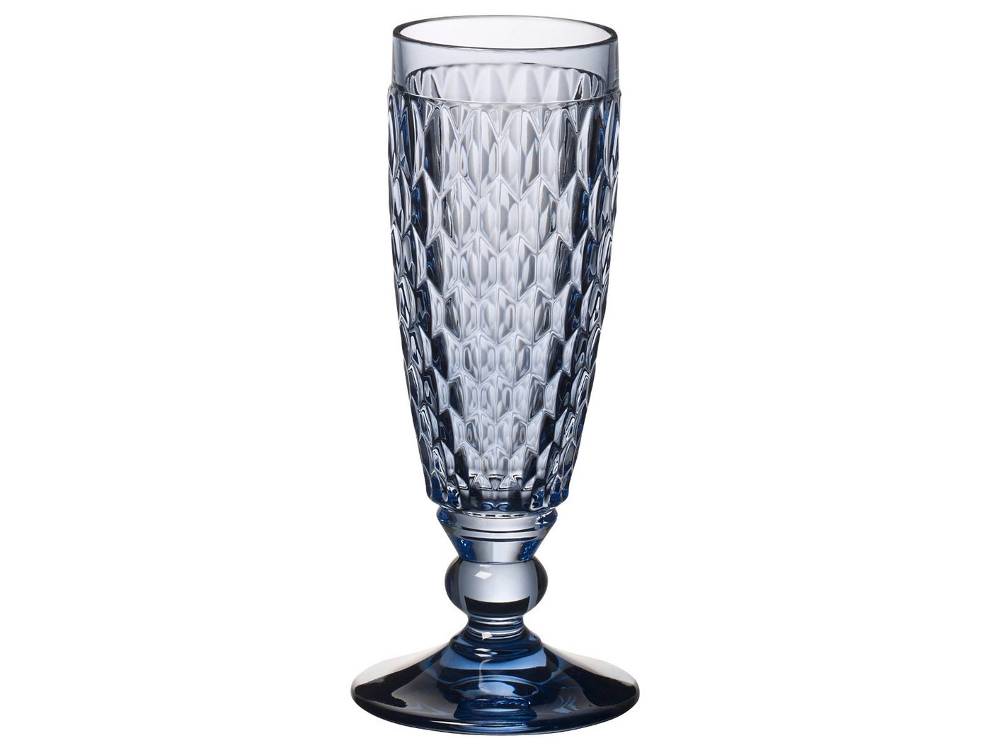 Villeroy & Boch Sektglas Boston coloured Sektglas blue 0,15 l, Kristallglas von Villeroy & Boch