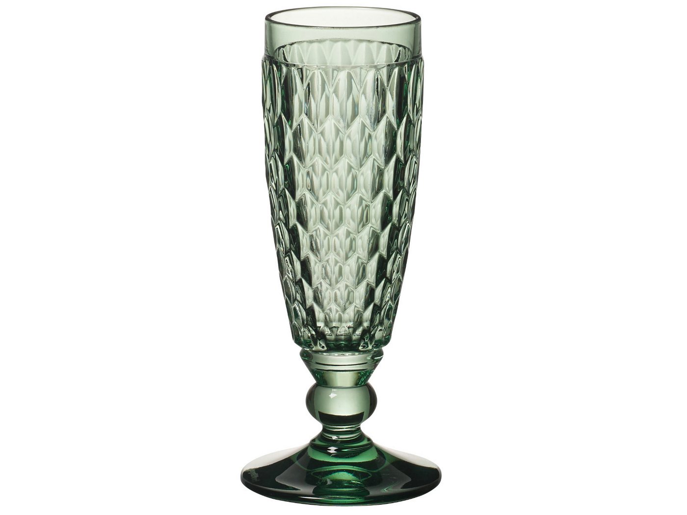 Villeroy & Boch Sektglas Boston coloured Sektglas green 0,15 l, Kristallglas von Villeroy & Boch