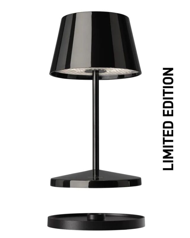 Villeroy & Boch Seoul 2.0 Black Series Akku LED Tischleuchte schwarzchrom von Villeroy & Boch