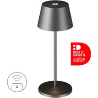 Villeroy & Boch Seoul Micro RC LED Akkuleuchte graphit gebürstet von Villeroy & Boch