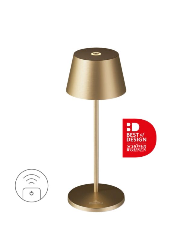Villeroy & Boch Seoul Micro RC gold gebürstet Akku Tischleuchte Villeroy & Boch Seoul Micro RC gold gebürstet Akku Tischleuchte von Villeroy & Boch