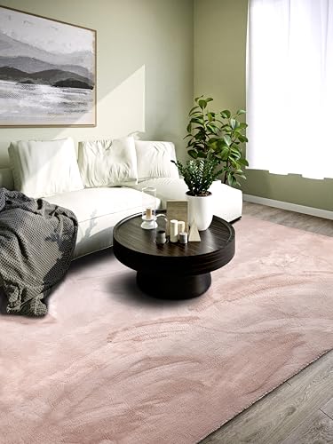 Villeroy & Boch Shaggy Teppich Leon - Flauschiger Hochflor Wohnzimmerteppich - Einfarbig Weich Pflegeleicht Langflor für Wohnzimmer Esszimmer, Schlafzimmer, Kunderzimmer - Altrosa, 200x290 cm Villeroy & Boch Shaggy Teppich Leon - Flauschiger Hochflor Wohnzimmerteppich - Einfarbig Weich Pflegeleicht Langflor für Wohnzimmer Esszimmer, Schlafzimmer, Kunderzimmer - Altrosa, 200x290 cm von Villeroy & Boch