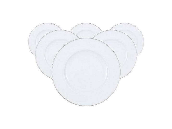 Villeroy & Boch Speiseteller Anmut Platinum No. 1 Speiseteller ø 27,7 cm, (6 St), weiß von Villeroy-&-Boch