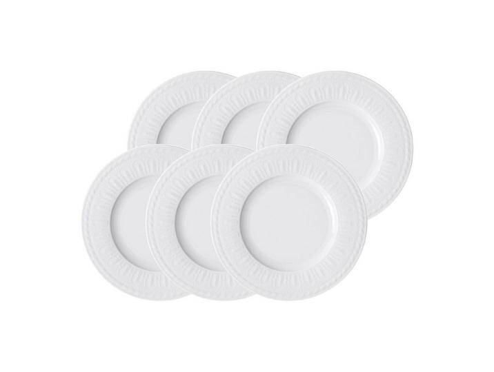 Villeroy & Boch Speiseteller Cellini Speiseteller ø 27 cm 6er Set, (6 St), weiß von Villeroy-&-Boch