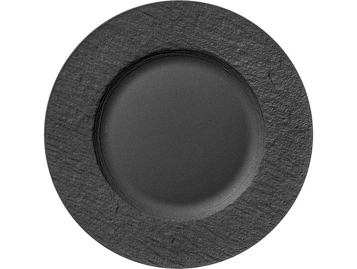 Villeroy & Boch Speiseteller Manufacture Rock, Teller, Schwarz von Villeroy-&-Boch