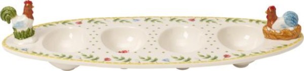 Villeroy & Boch Spring Awakening Ei-Boot Hahn & Henne von Villeroy & Boch