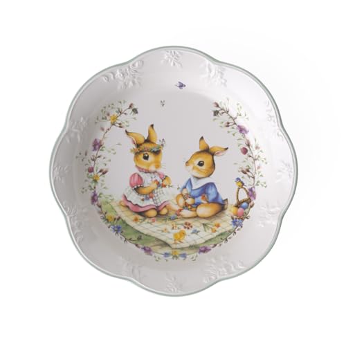 Villeroy & Boch - Spring Fantasy, Schale mittel, Picknick, 25x25x4cm, Premium Porzellan, Bunt von Villeroy & Boch