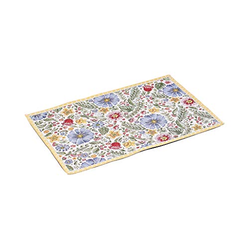 Villeroy und Boch Spring Awakening Gobelin Platzset Spring Awakening, 32 x 48 cm, Baumwolle/Polyester, Gelb/Grün/Rot von Villeroy & Boch