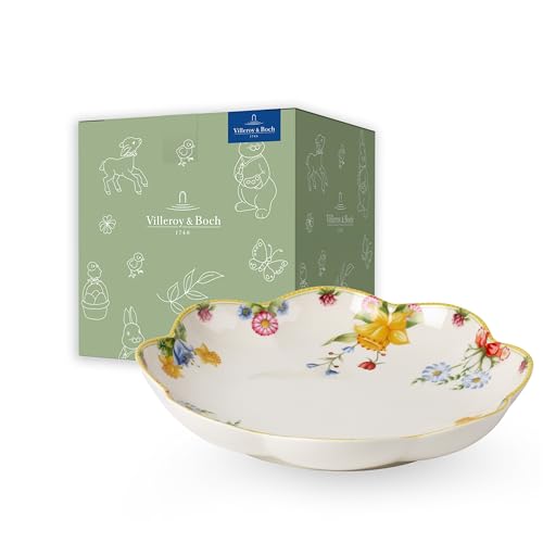 Villeroy & Boch – Spring Awakening Große Schale, Schale Ostern, Osterschale, Ostergeschirr, Ostersüßigkeitenschale, Obstschale, Porzellanscale Groß, Bowl, Schüssel, Salatschüssel, Porzellan von Villeroy & Boch