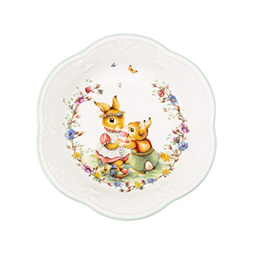 Villeroy & Boch - Spring Fantasy, Schale klein, Anna & Paul, 16x16x3,5cm, Premium Porzellan, Weiß/Bunt von Villeroy & Boch