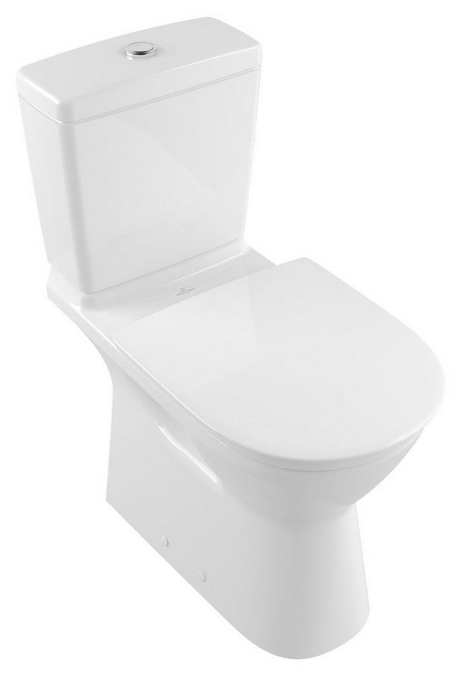 Villeroy & Boch Spülkasten O.novo, Zulauf seitlich 385 x 165 x 360 mm - Weiß Alpin mit CeramicPlus von Villeroy & Boch