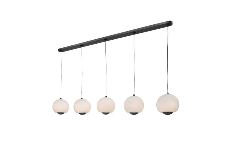 Villeroy & Boch Stirling Pendelleuchte 5 flg. schwarz Villeroy & Boch Stirling Pendelleuchte 5 flg. schwarz von Villeroy & Boch