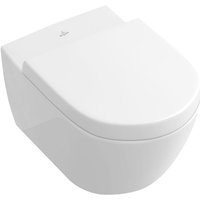 Subway 2.0 WC-Becken Set spülrandlos DirectFlush und SupraFix 3.0 + Duroplast Softclose WC-Deckel mit QuickRelease (SetSubway2.0 - Villeroy&boch von Villeroy & Boch