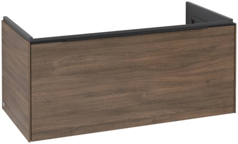 Villeroy & Boch Subway 3.0 Waschbeckenunterschrank, LED-Beleuchtung, 1 Auszug, 973x429x478mm, C569L1VH von Villeroy & Boch