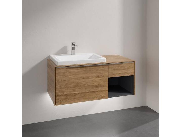 Villeroy & Boch Subway 3.0 Badmöbel-Set 100,1 cm mit Beleuchtung, Waschbecken links 1963667 von Villeroy-&-Boch