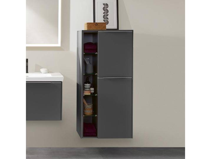 Villeroy & Boch Subway 3.0 Mittelschrank 57,4 x 120 cm mit 1 offenen Fach und 2 Türen, Anschlag rechts 1191721 von Villeroy-&-Boch