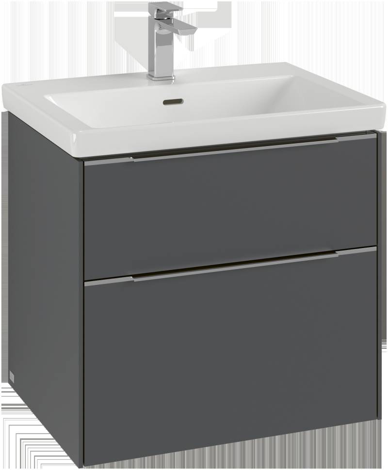 Villeroy & Boch Subway 3.0 Waschbeckenunterschrank, 2 Auszüge, 622x576x478mm, C57600AB von Villeroy & Boch