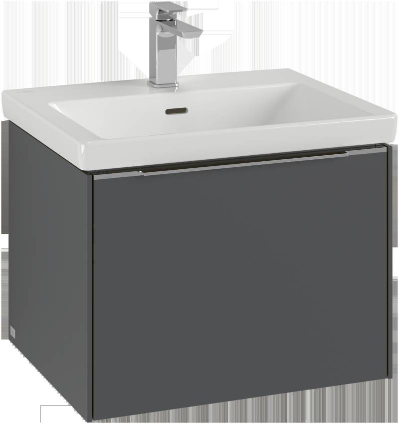 Villeroy & Boch Subway 3.0 Waschbeckenunterschrank, LED-Beleuchtung, 1 Auszug, 572x429x478mm, C577L1AH von Villeroy & Boch