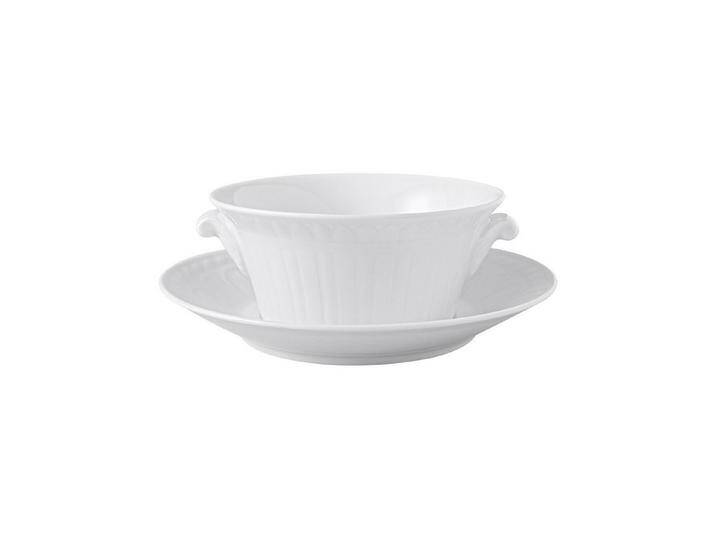 Villeroy & Boch Suppenteller Cellini Suppentasse mit Untertasse 400 ml, (1 St), weiß von Villeroy-&-Boch