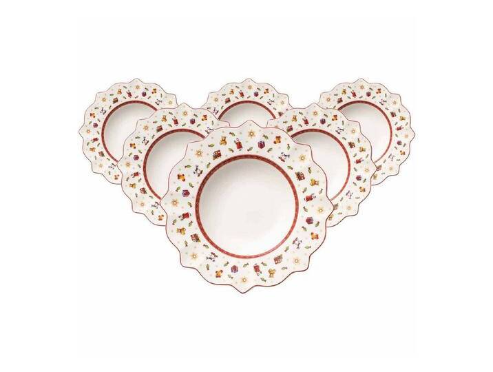 Villeroy & Boch Suppenteller Toy's Delight Suppenteller ø 26,4 cm 6er Set, (6 St), bunt von Villeroy-&-Boch