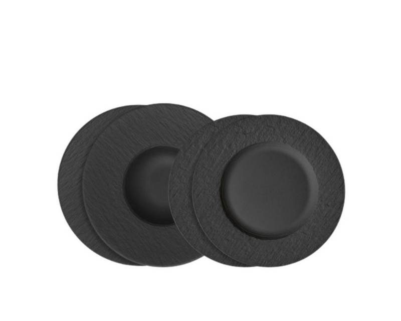 Villeroy & Boch Tafelservice Manufacture Rock, Porzellan, 4-tlg. von Villeroy & Boch