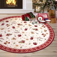 Villeroy & Boch Teppich "Nostalgic Shine Toys Delight, eckig, rund und Läufer" rechteckig 6 mm Höhe Weihnachten, Wohnzimmer, Flur, Geschenk, Toys Delight, Dekoration von Villeroy & Boch