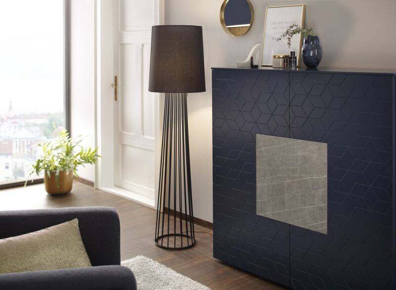 Villeroy & Boch Textilstehleuchte Mailand schwarz von Villeroy & Boch