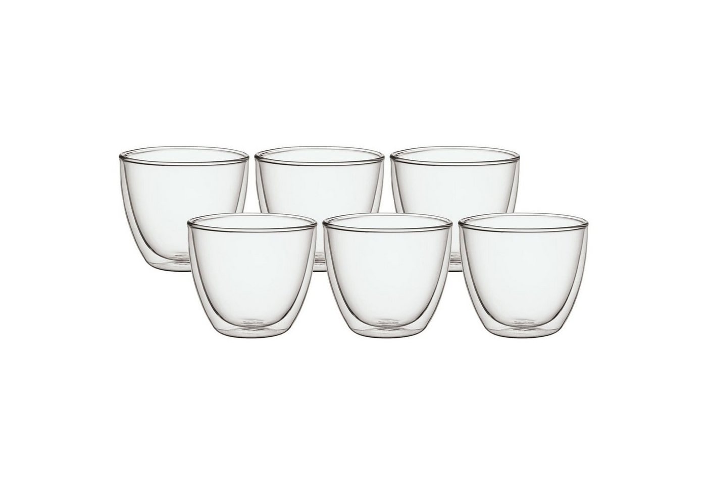 Villeroy & Boch Thermoglas Manufacture Rock Doppelwandige Becher 250 ml, Glas von Villeroy & Boch
