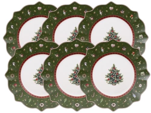 Villeroy & Boch Toy's Delight Frühstücksteller grün 24 cm Set6 von Villeroy & Boch