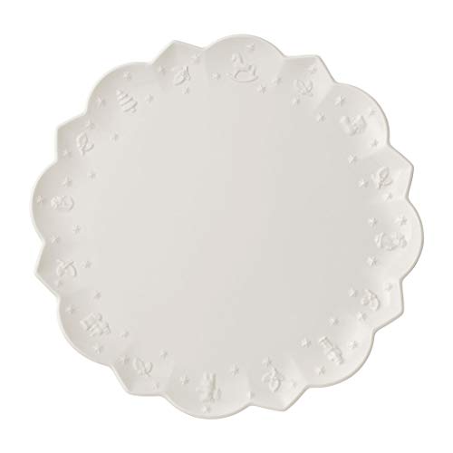 Villeroy und Boch Toy's Delight Royal Classic Platzteller, Premium Porzellan, Weiß, 34 cm von Villeroy & Boch