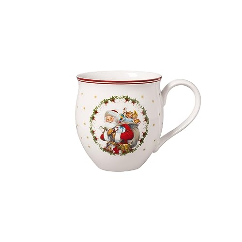 Villeroy & Boch - Toy's Delight Tasse mit Weihnachtsmann und Engel, Premium Porzellan, Porzellanbecher, 360 ml von Villeroy & Boch
