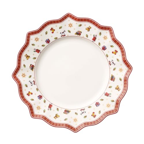 Villeroy & Boch – Toy'S Delight Speiseteller 29 Cm Bunt, Speiseteller Weihnachten, Weihnachten Teller, Weihnachtsgeschirr, Essteller Keramik Weihnachten, Premium Porzellan von Villeroy & Boch