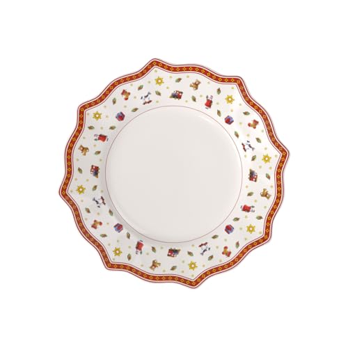 Villeroy & Boch – Toy's Delight Speiseteller 29 Cm, Bunt, Speiseteller Weihnachten, Weihnachten Teller, Weihnachtsgeschirr, Essteller Keramik Weihnachten, Premium Porzellan von Villeroy & Boch