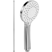 Villeroy & Boch Universal Showers Handbrause-Set (2 in 1 Bundle), bestehend aus Duschkopf inkl. Handbrauseschlauch 1,60m, Chrom von Villeroy & Boch