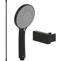 Villeroy & Boch Universal Showers Handbrause-Set (3 in 1 Bundle), bestehend aus Duschkopf inkl. Handbrausehalter (eckig) und Handbrauseschlauch von Villeroy & Boch
