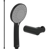 Villeroy & Boch Universal Showers Handbrause-Set (3 in 1 Bundle), bestehend aus Duschkopf inkl. Handbrausehalter (rund) und Handbrauseschlauch 1,60m, von Villeroy & Boch