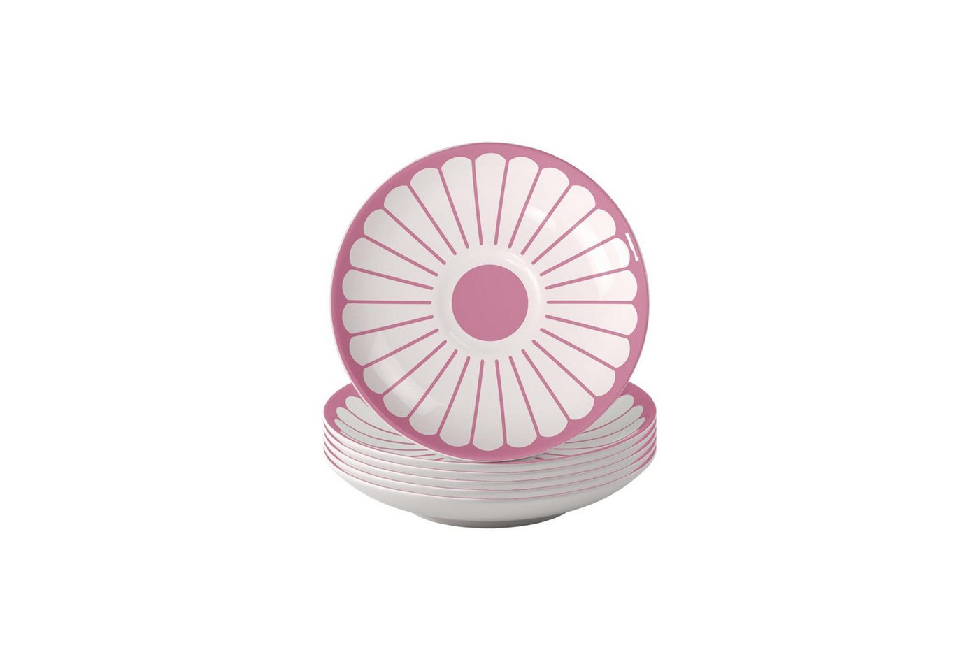 Villeroy & Boch Untertasse Fleur Couleur Espressountertassen ø 11,7 cm, (6 St) von Villeroy & Boch