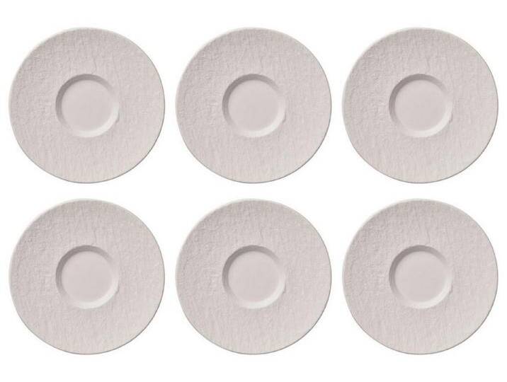 Villeroy & Boch Untertasse Manufacture Rock, Spülmaschinengeeignet, weiß von Villeroy-&-Boch