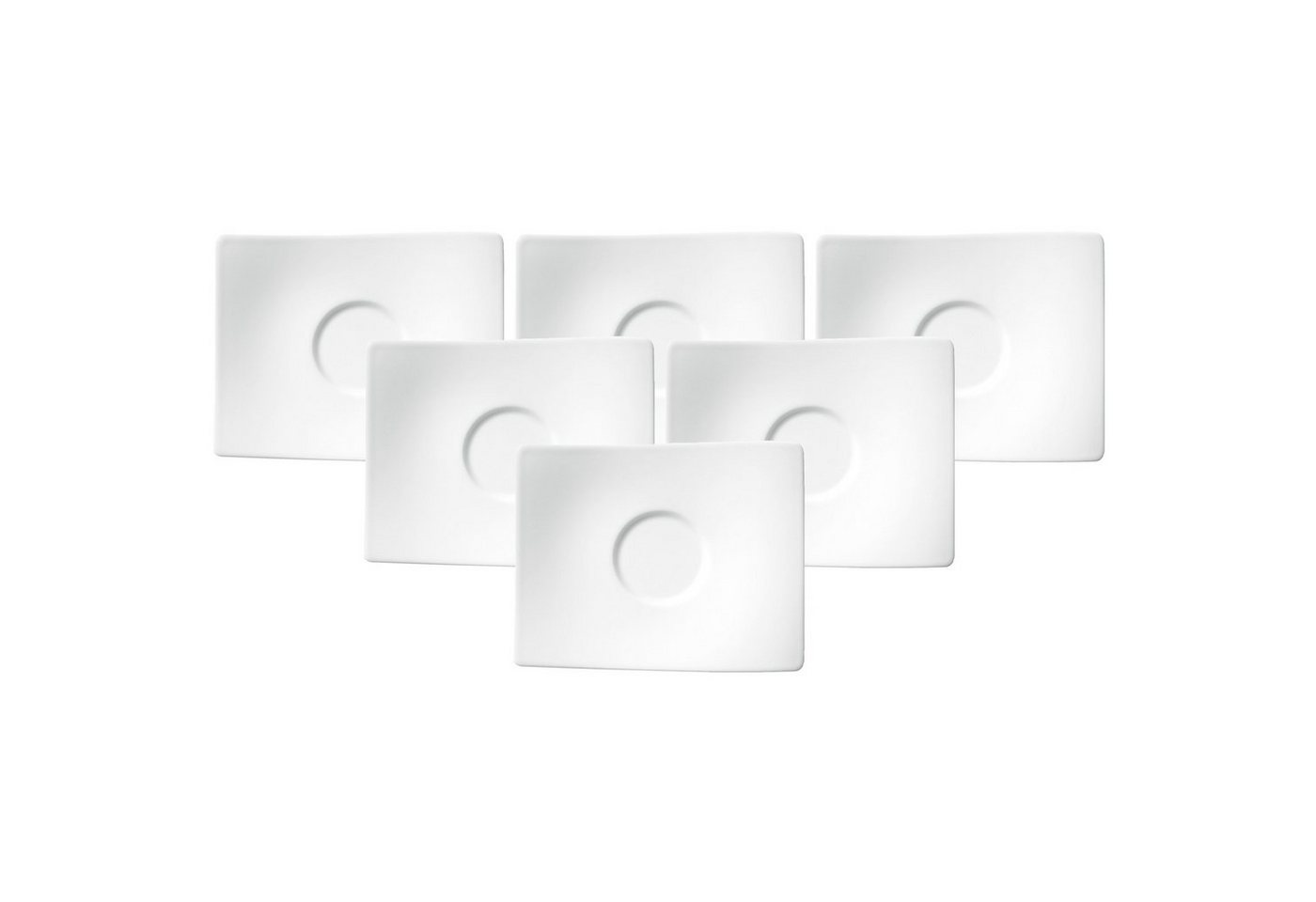 Villeroy & Boch Untertasse NewWave Kaffee-/Teeuntertasse 6er Set, (6 St) von Villeroy & Boch