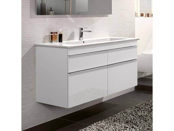 Villeroy & Boch Venticello Waschtisch-Kombination 120 cm mit 4 Auszügen, 1 Hahnloch und 1 Überlauf 1027607 von Villeroy-&-Boch