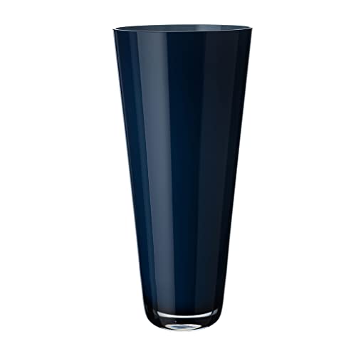 Villeroy und Boch Verso Große Vase Midnight Sky, 38 cm, Glas, Blau von Villeroy & Boch