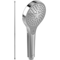 Villeroy & Boch Verve Showers Handbrause-Set (2 in 1 Bundle), bestehend aus Duschkopf inkl. Handbrauseschlauch 1,60m, Chrom von Villeroy & Boch