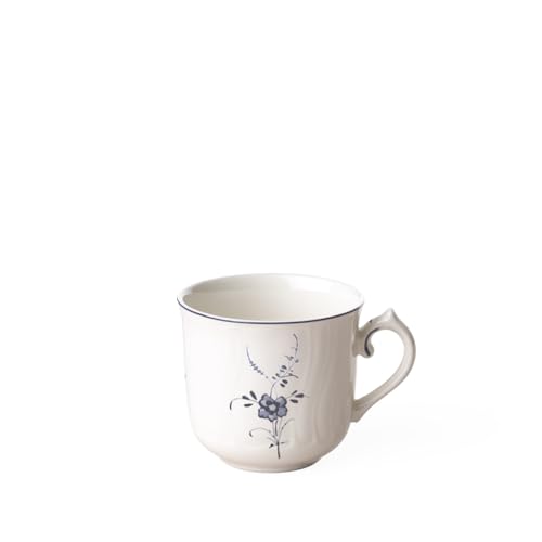 Villeroy & Boch Vieux Luxembourg Kaffeetasse, 120 ml, Höhe: 6,8 cm, Premium Porzellan, Weiß/Blau Villeroy & Boch Vieux Luxembourg Kaffeetasse, 120 ml, Höhe: 6,8 cm, Premium Porzellan, Weiß/Blau von Villeroy & Boch