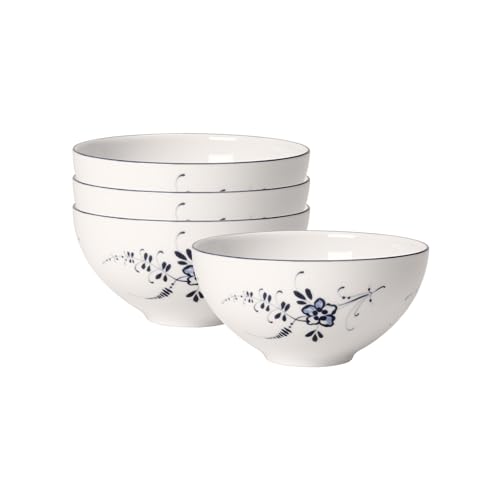 Villeroy & Boch Vieux Luxembourg Schälchen 4er Set, 150 ml, Kleine Servierschälchen mit blauem Dekor, Premium Porzellan, Weiß/Blau Villeroy & Boch Vieux Luxembourg Schälchen 4er Set, 150 ml, Kleine Servierschälchen mit blauem Dekor, Premium Porzellan, Weiß/Blau von Villeroy & Boch