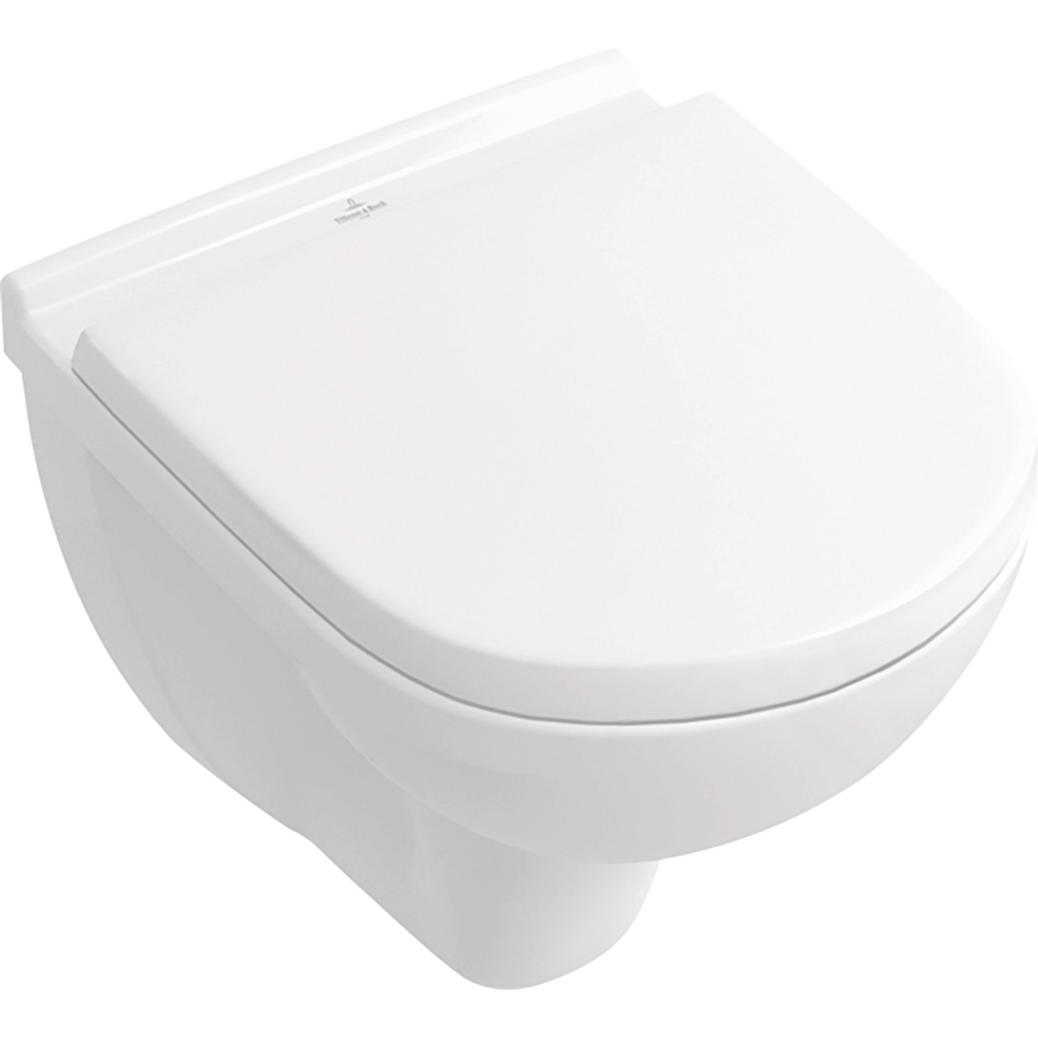 Villeroy & Boch WC-Set O.novo Tiefspüler spülrandlos CeramicPlus Inkl. WC-Sitz von Villeroy & Boch