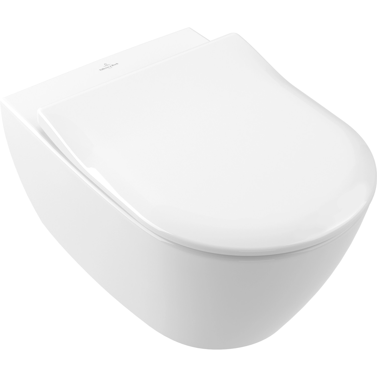 Villeroy & Boch WC-Set Subway 2.0 spülrandlos CeramicPlus Inkl. WC-Sitz von Villeroy & Boch